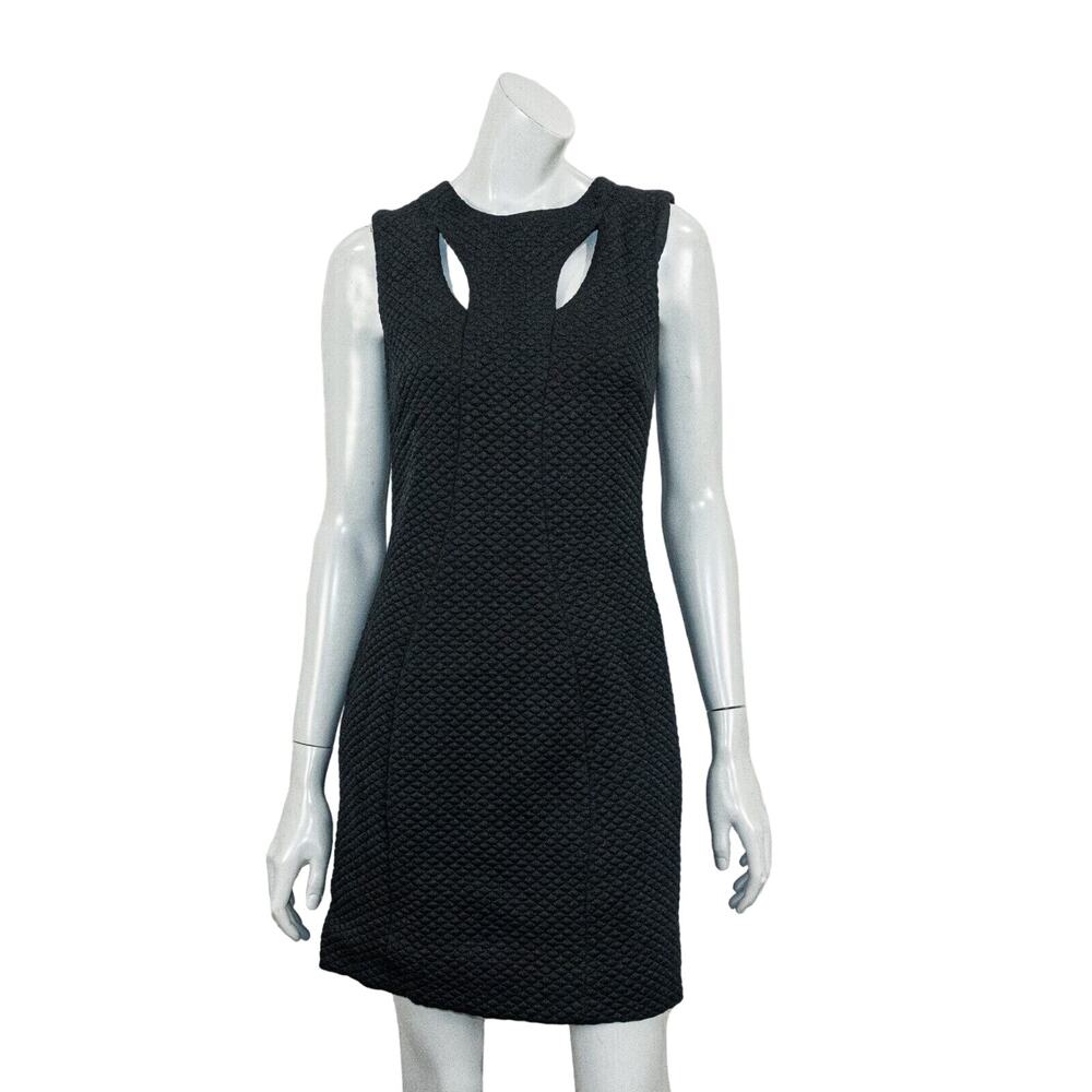 CLAUDIE PIERLOT textured sleeveless FAFFINEE Dress in Black Women's size 38